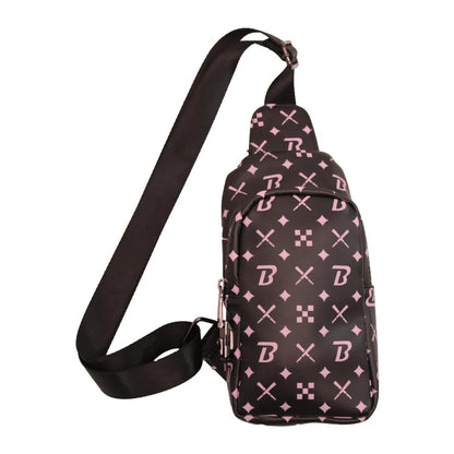 Blazy Susan Crossbody Bag Black with stylish design and organized storage features.