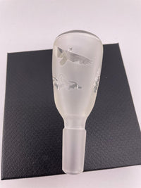 Brando Glass 14mm Bowl / Slide - Nature Sandblasted