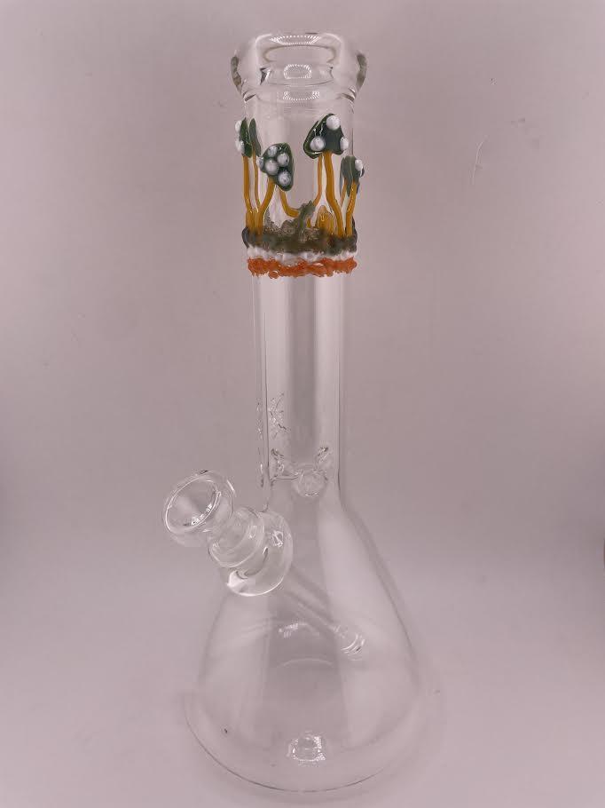 MJHoG 11" Flower Beaker - Mushroom Forest Top