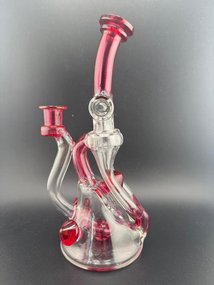 Domer Glass Domer Double Recycler Golden Ruby 10mm 90°