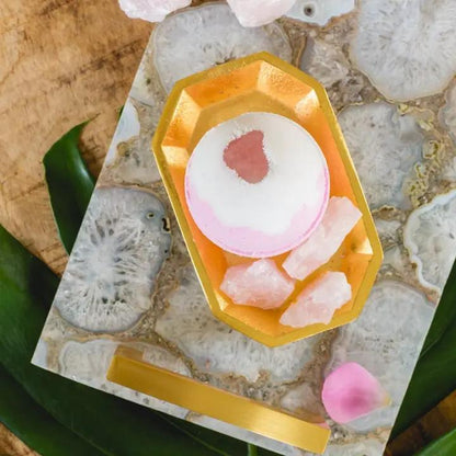 Whipped Up Wonderful Rose Quartz Bath Bomb
