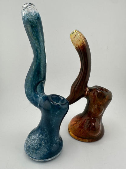 Phranq Glass Flower Bubbler - Full Color Frit