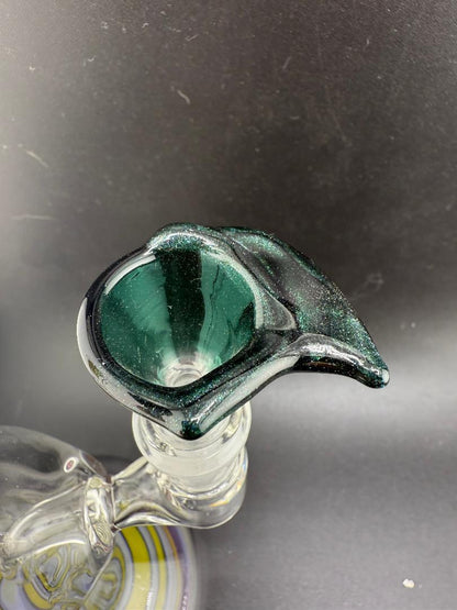 Phranq Glass  Leaf handle 14mm Bowl