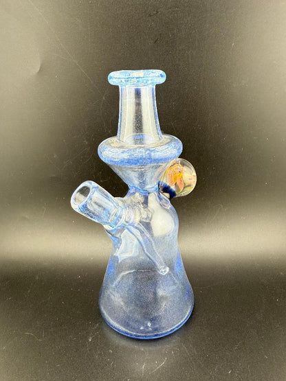 Pugsley Glass Blue Rig Fumed Marble 10mm 45°