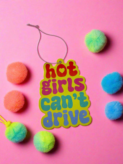 BeepBoopBop Hot Girls Can't Drive Air Freshener