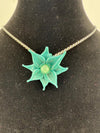Pablos Glass Flower Pendants