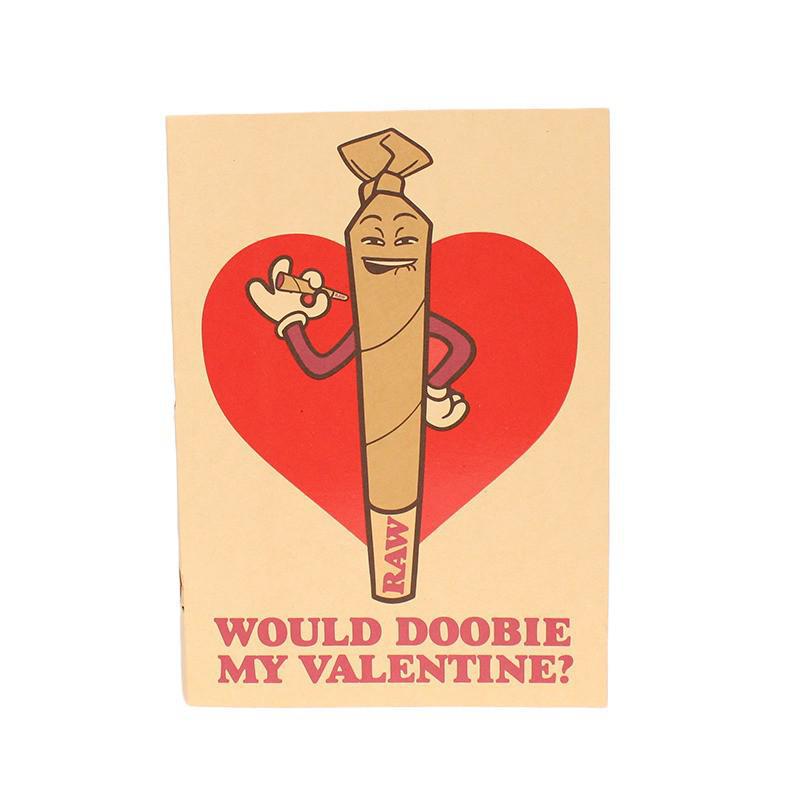 RAW Rolling Papers Valentine Card