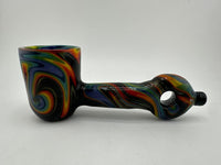 Paulson Pieces Puffco Proxy Glass Attachment - Rainbow Wig Wag Doughnut Hole