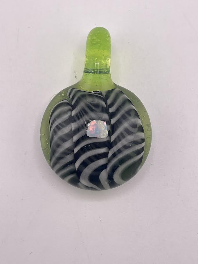 Danny W Glass Pendant - Encased Opal