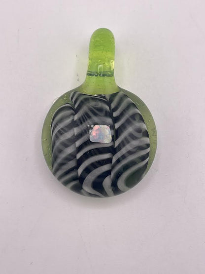 Danny W Glass Pendant - Encased Opal