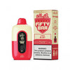 Hidden Hills Fifty Bar 20K Puff Disposable Vape in Lava Blast flavor with packaging, featuring 5% nicotine strength.