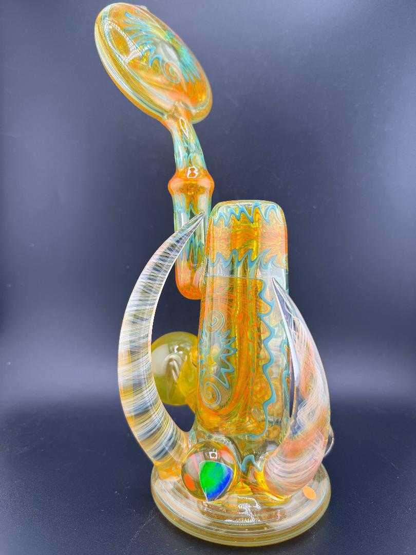 Brando Glass Yellow & Orange UV  Push Bub 10mm 90°