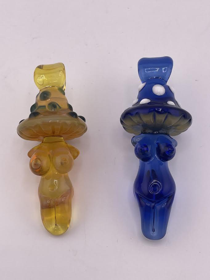 Tim Doane Glass pendant - Mushroom Lady