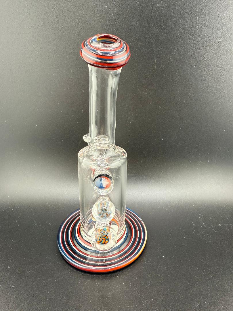 Domer Glass Greatful Dead Banger Hanger 10mm Mini Rig