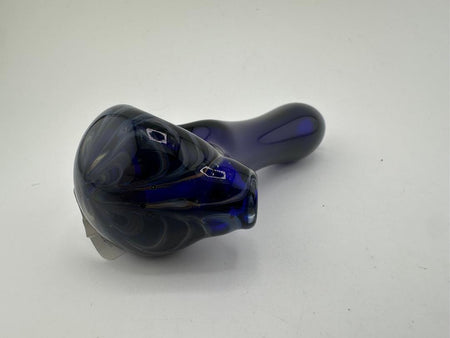 Phranq Glass Dry Pipe - Blue Spoon