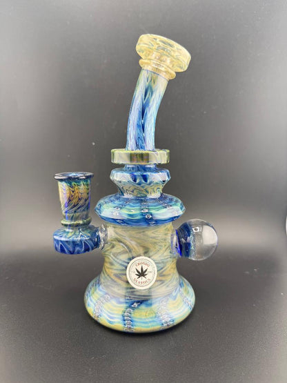 Crondo Glass Bubble Trap Fumed Banger Hanger 24mm 90°