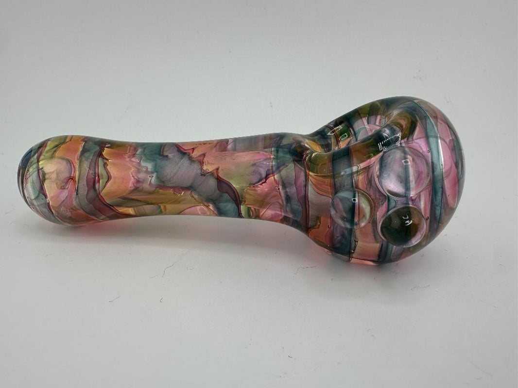 Crondo Glass Dry Pipe - Fully Worked Spiral Lines