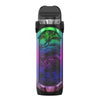 Smok IPX 80 Kit in sleek design, featuring rainbow swirls and a convenient top-fill system for vaping.