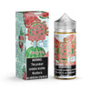 Noms Ice 120ml e-juice bottle with watermelon flavoring and warning label about nicotine.