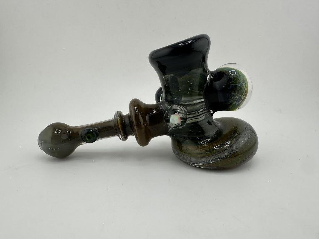 Guido Glass Hammer Pipe - Space tech