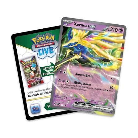 Pokémon TCG Azure Legends Xerneas ex Tin