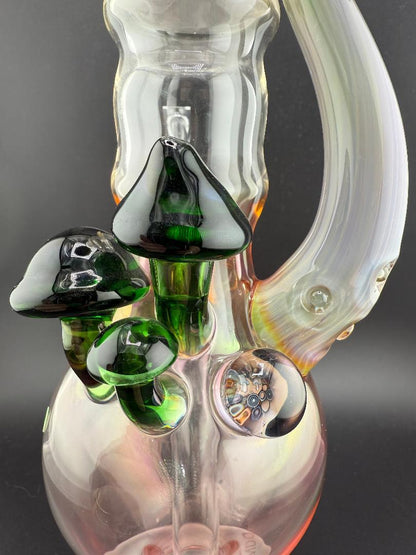 Brando Glass Sandblasted Mushroom Tree Rig 14mm 45°