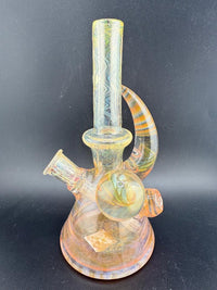 Brando Glass Heavy Fumed Beaker Lighter Fume Lines 10mm 45°