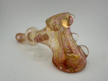 Royals Glass 24k Gold Fumed Hammer Pipe