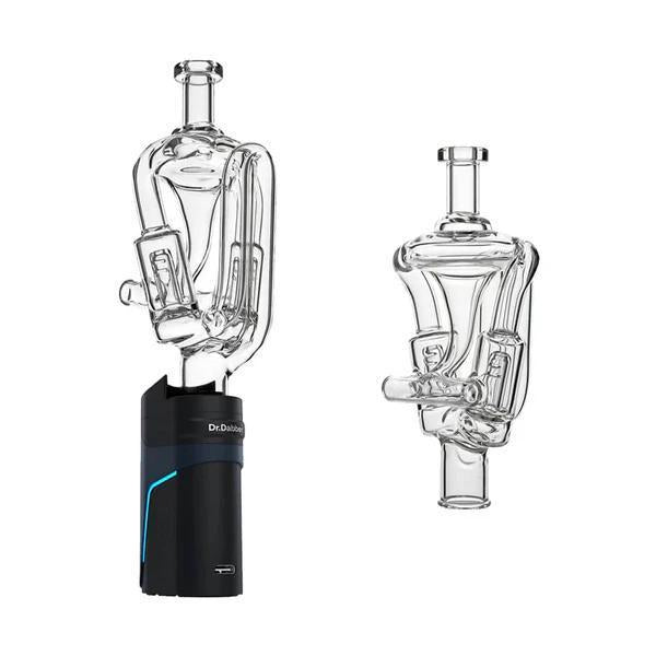 CaliBear Glass Dr. Dabber Ghost² Glass Mouthpiece - Dual Jet Recycler