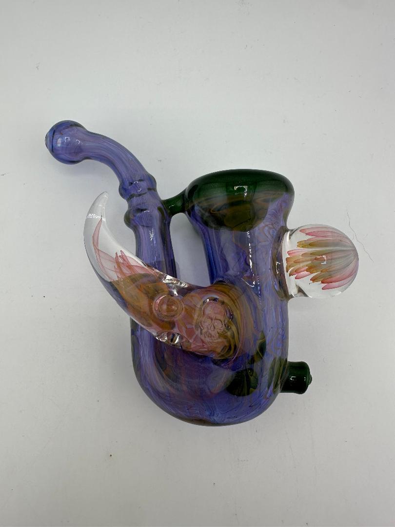 Brando Glass Sherlock - Space Tech w/ Marble & Horn Attachments