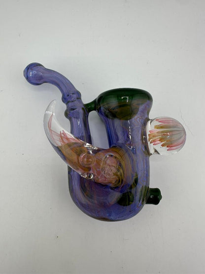 Brando Glass Sherlock - Space Tech w/ Marble & Horn Attachments