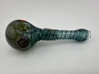 Crondo Glass Dry Pipe - Colored Frit Spiral