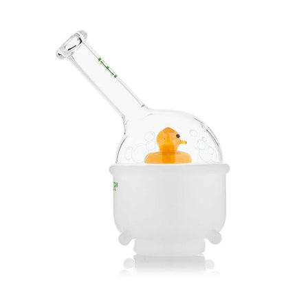 Hemper Ducky Puffco Peak attachment with cheerful rubber ducky design and showerhead percolator for smooth hits.