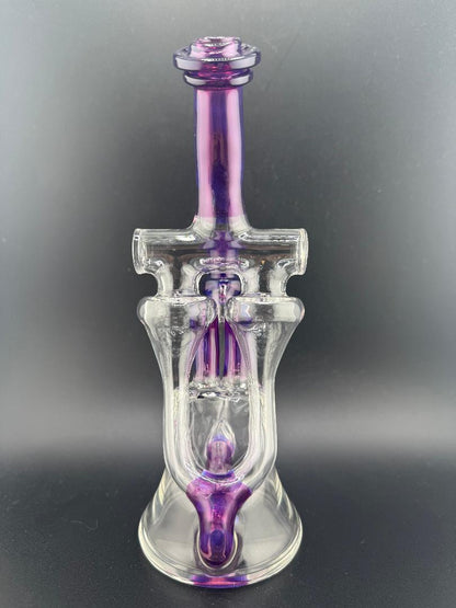 Domer Glass Domer Double Recycler Purple 10mm 90°