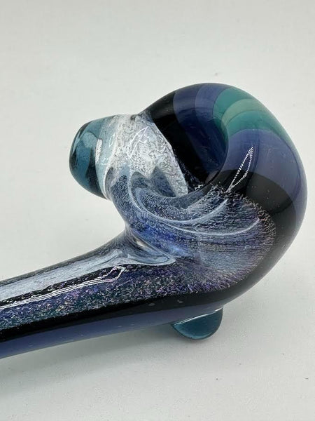 !!!! Highgrade Glass Gandalf Pipe - Line Worked Dichro