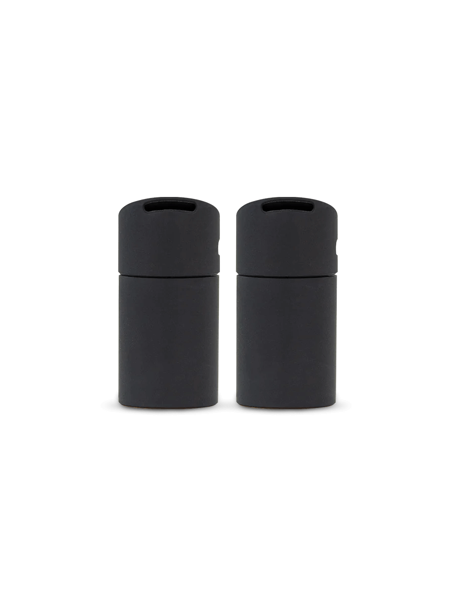 Puffco Pivot 3D Chamber 2-Pack in black, designed for easy quick-release and consistent vapor production.