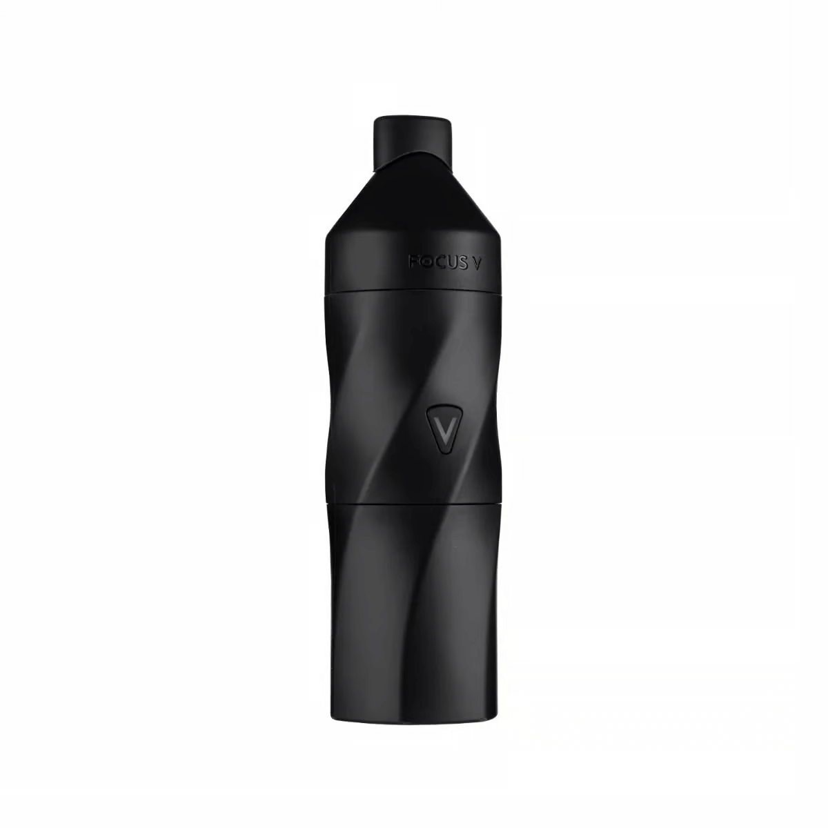 Focus V Aeris pocket-sized vaporizer, sleek black design, perfect for dabbing on-the-go.