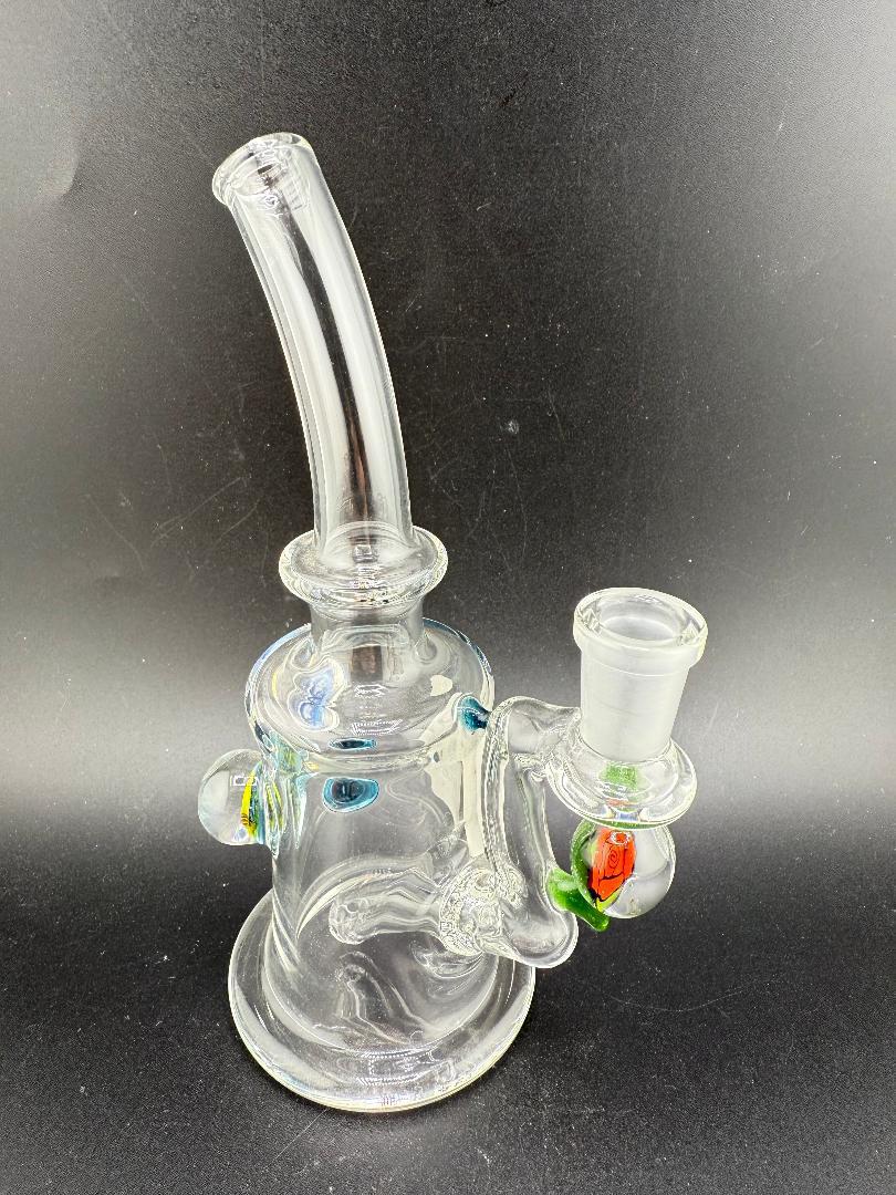 Brando Glass Clear Grateful Dead Millie Mini Rig 10mm 90