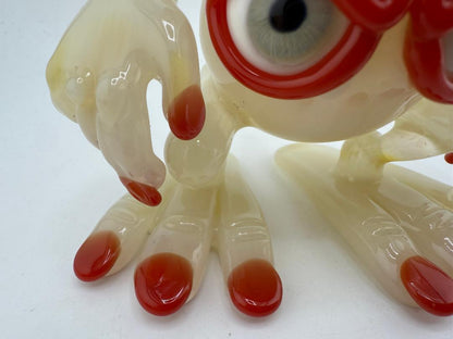 Jarvis Glass Red & White Warrior 10mm 90°