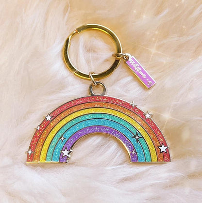 Wildflower Co. Rainbow Keychain