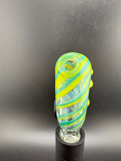 Paulson Pieces Puffco Pivot Glass Replacement Top W/ Auto Spinning Pearl Feature - Cactus Inspired Large