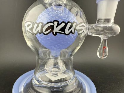 Ruckus Glass 8" Bulb Rig 14mm 90°