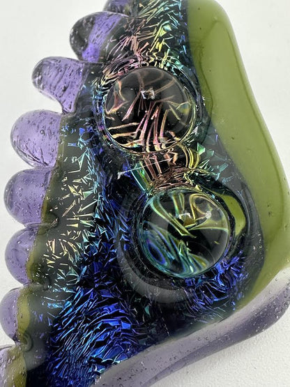 Crondo Glass Pendant  - Abstract Dichro