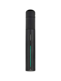 Puffco Pivot Mobile Vaporizer in sleek black design with green light indicator for portable dabbing.