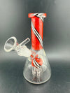 Import Glass 6" Swirl Neck Tree Perk Rig 14mm 45°