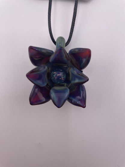 Tim Doane Glass Pendant  -  Lotus