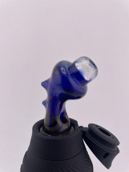 Brando Glass Puffco Proxy Core Accessory Mouth Piece – Line Work & Crushed Opal UV
