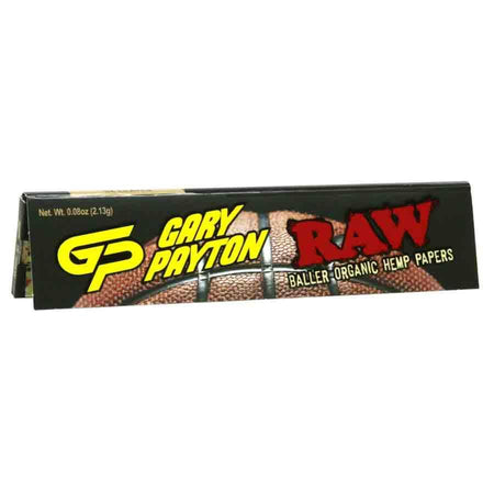 Raw Organic Rolling Papers - King Size Slim - Gary Payton