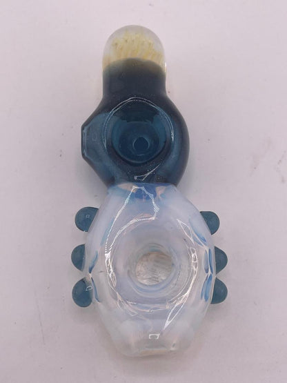 Danny W Glass Hand Pipe - Fumed Implosion w/ Opaline
