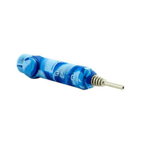 Eyce Molds Silicone Nectar Collector in blue, featuring built-in storage and heat shield for enhanced functionality.